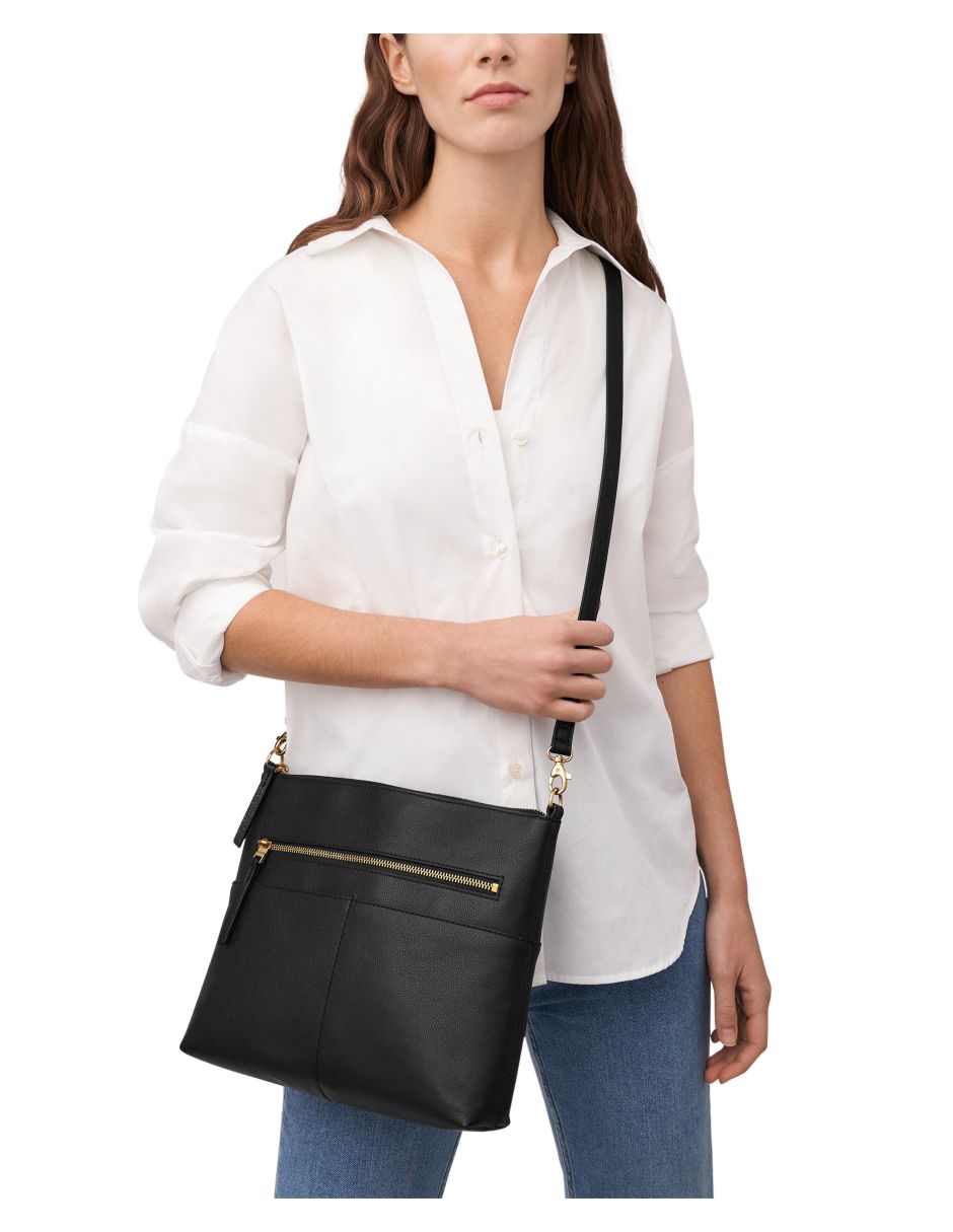 Bolsa crossbody Fossil Fiona de piel para mujer