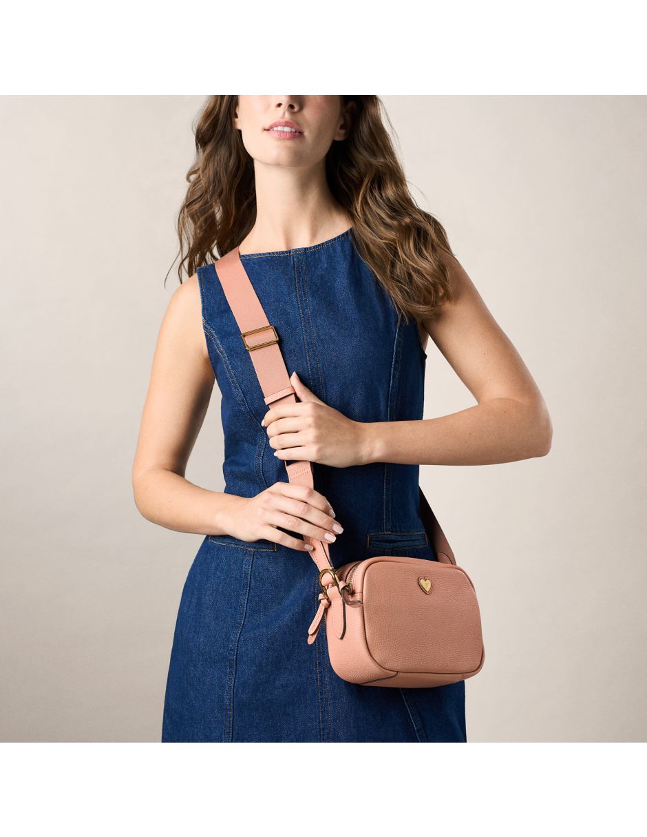Bolsa crossbody Danni de piel para mujer 6