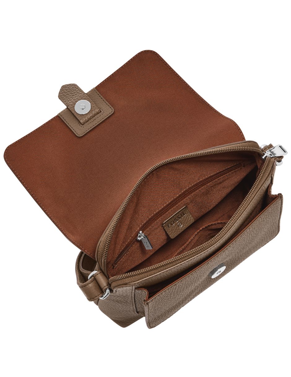 Bolsa crossbody Fossil Kinley de piel para mujer