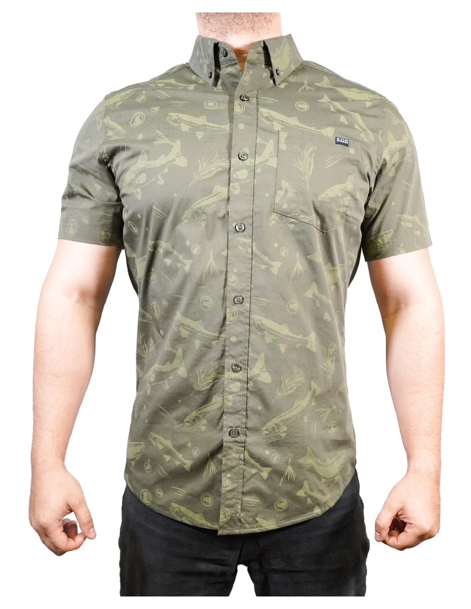 Camisa casual 5.11 manga corta para hombre