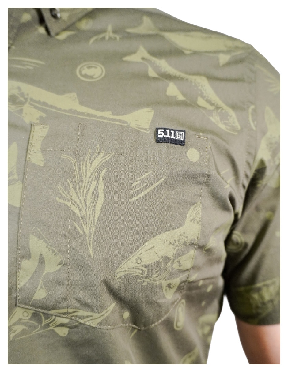 Camisa casual 5.11 manga corta para hombre