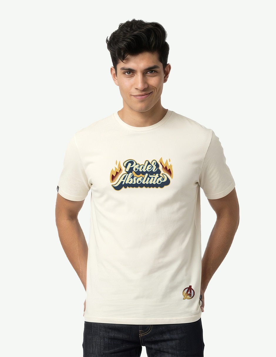 Playera Marvel Urbano cuello redondo para hombre