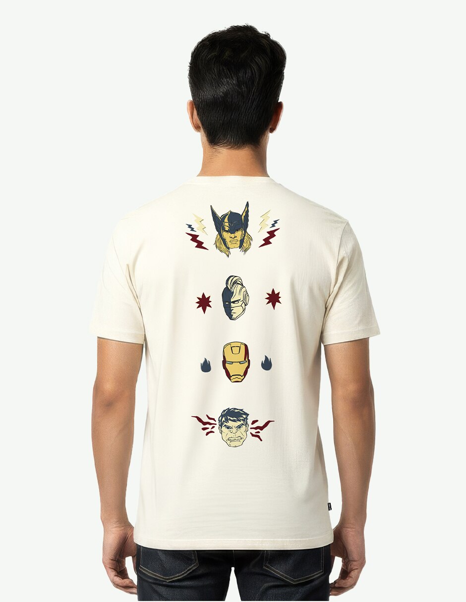 Playera Marvel Urbano cuello redondo para hombre 2