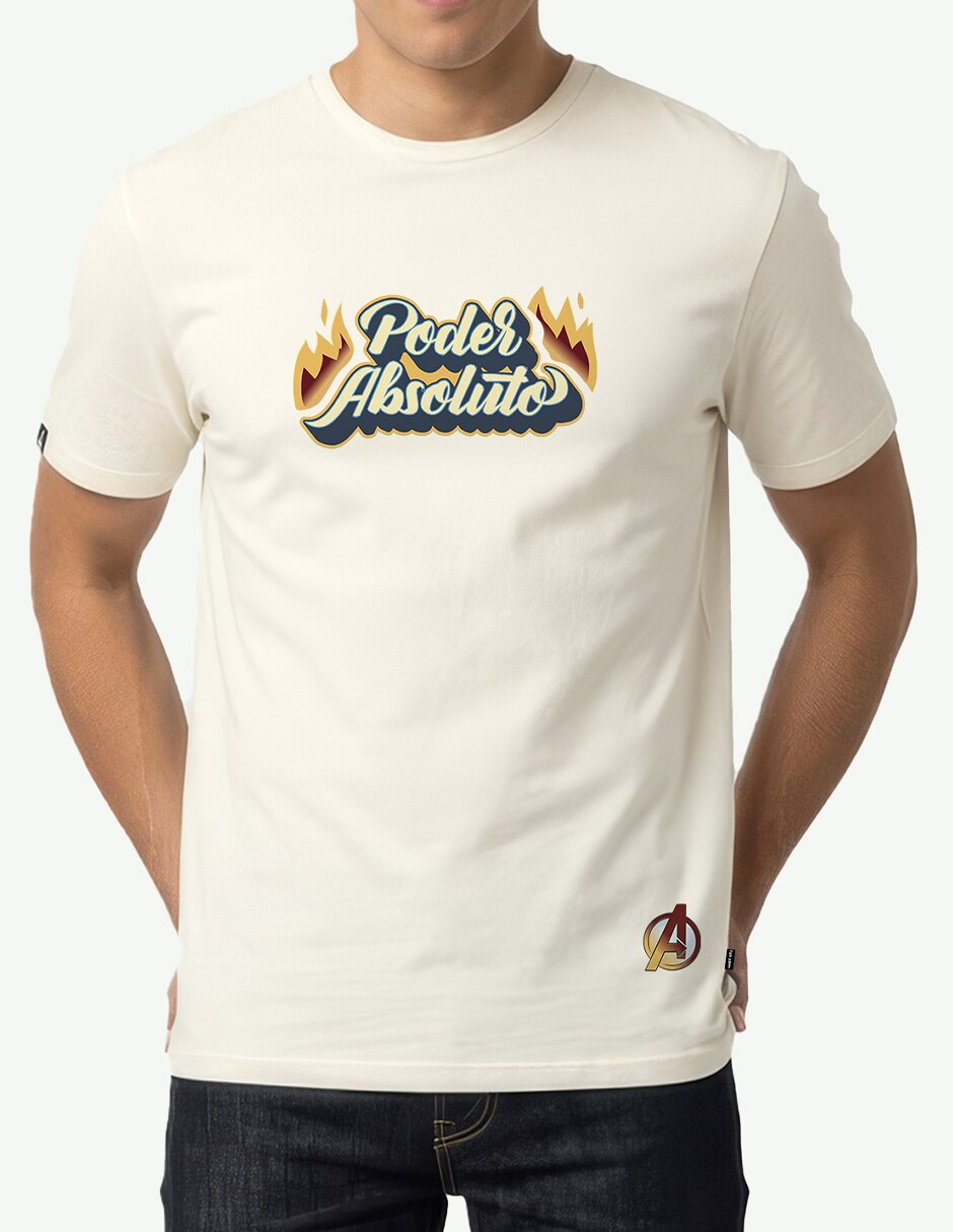 Playera Marvel Urbano cuello redondo para hombre 3