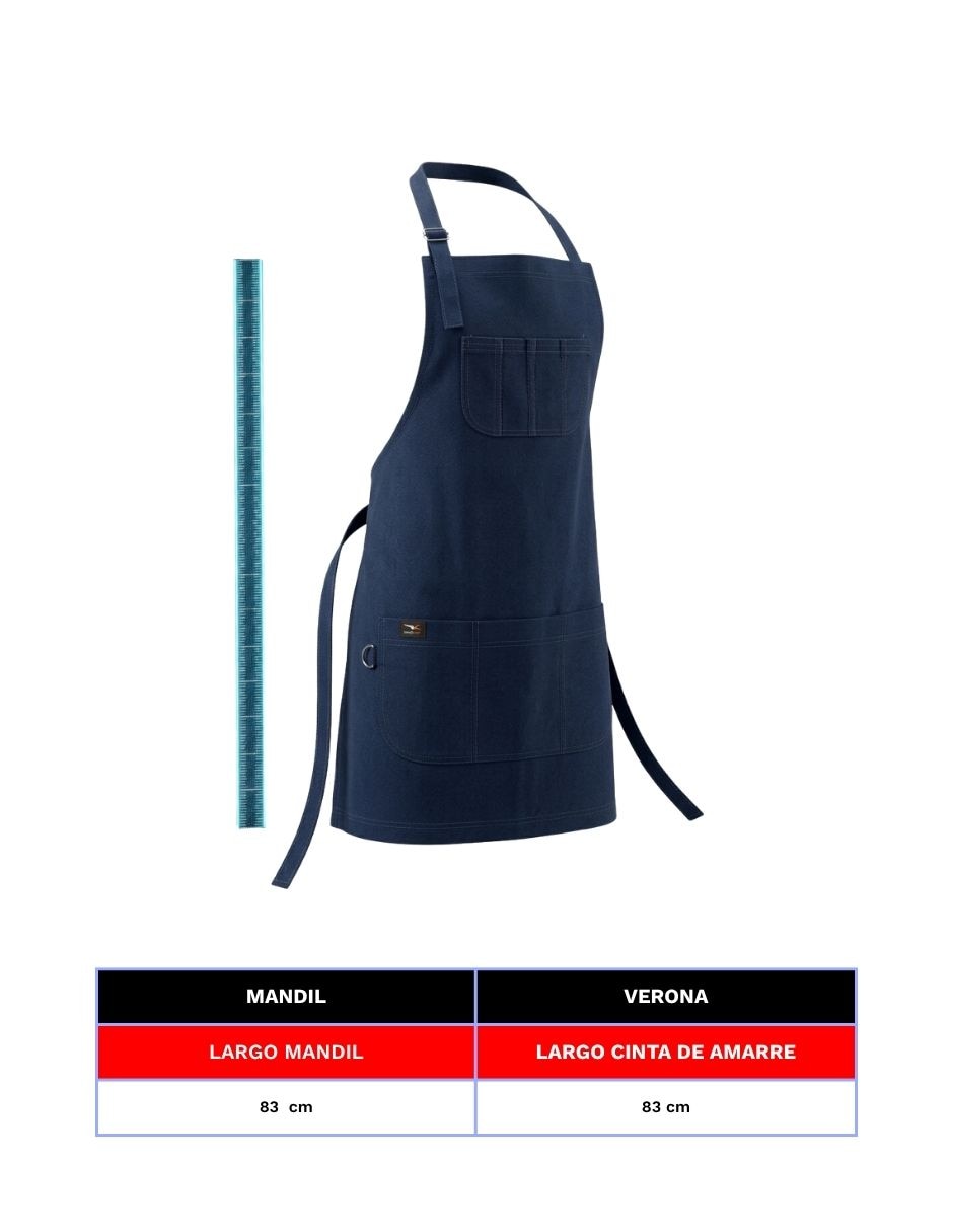 Delantal completo bravo Business Wear de algodón
