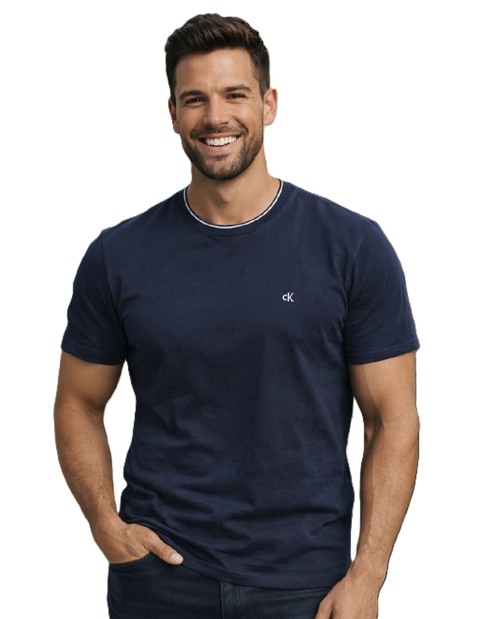 Playera Calvin Klein 40234ER cuello redondo para hombre