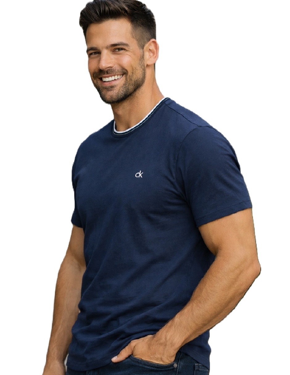 Playera Calvin Klein 40234ER cuello redondo para hombre