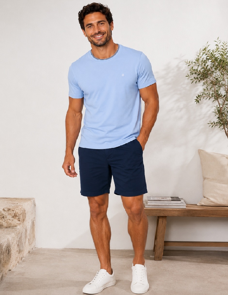Playera cuello redondo para hombre 4