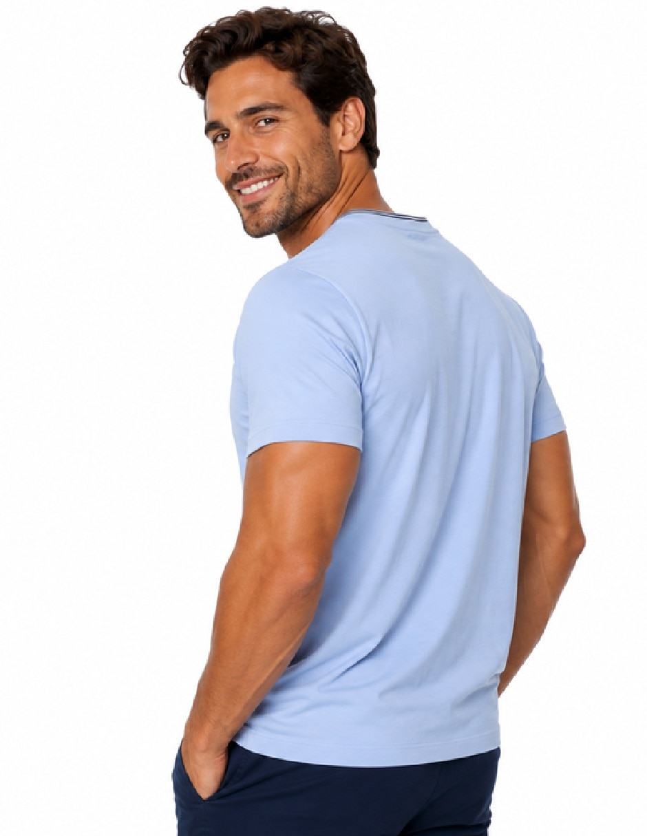 Playera cuello redondo para hombre 6
