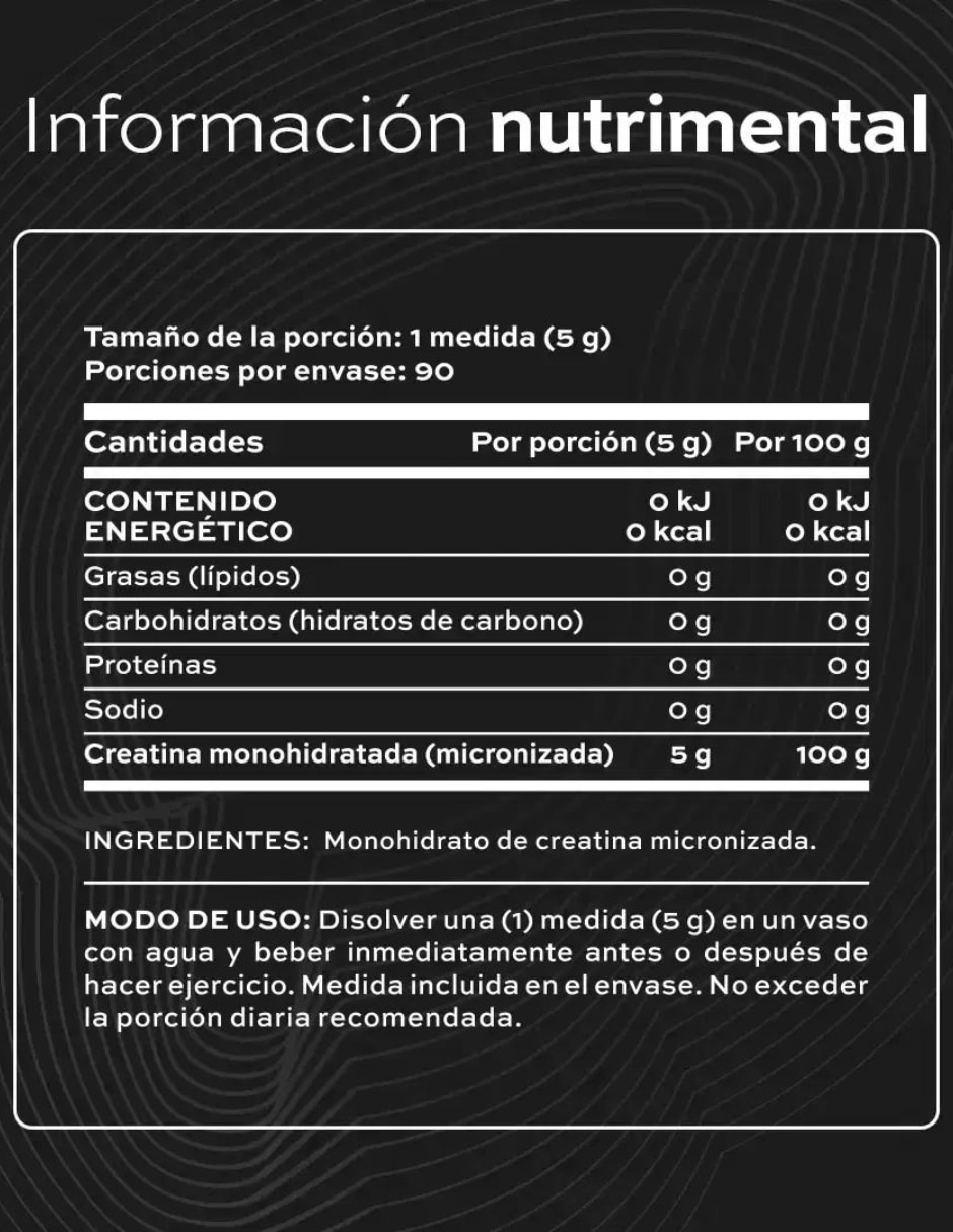 Creatina B Life Monohidratada Micronizadar de 450 g