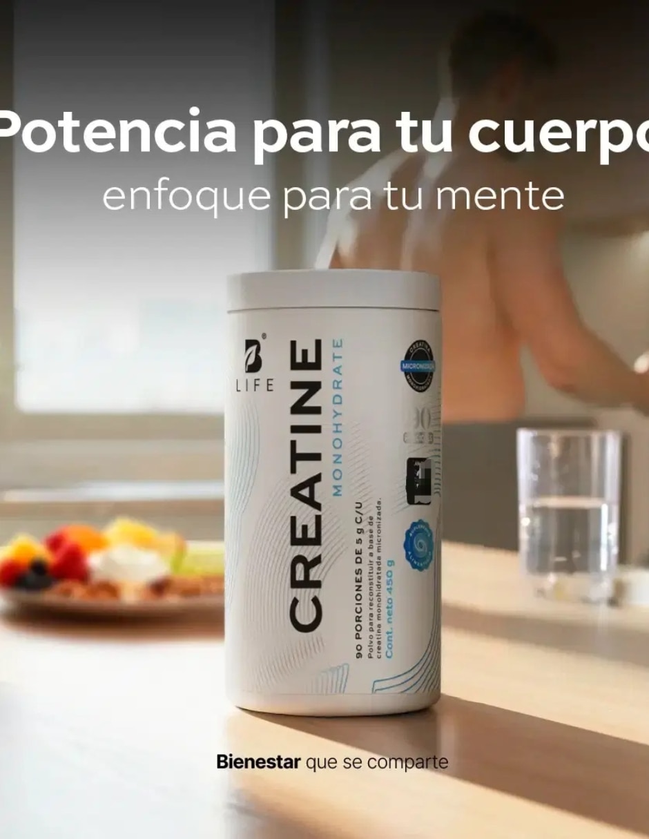 Creatina B Life Monohidratada Micronizadar de 450 g