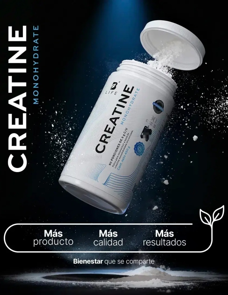 Creatina B Life Monohidratada Micronizadar de 450 g
