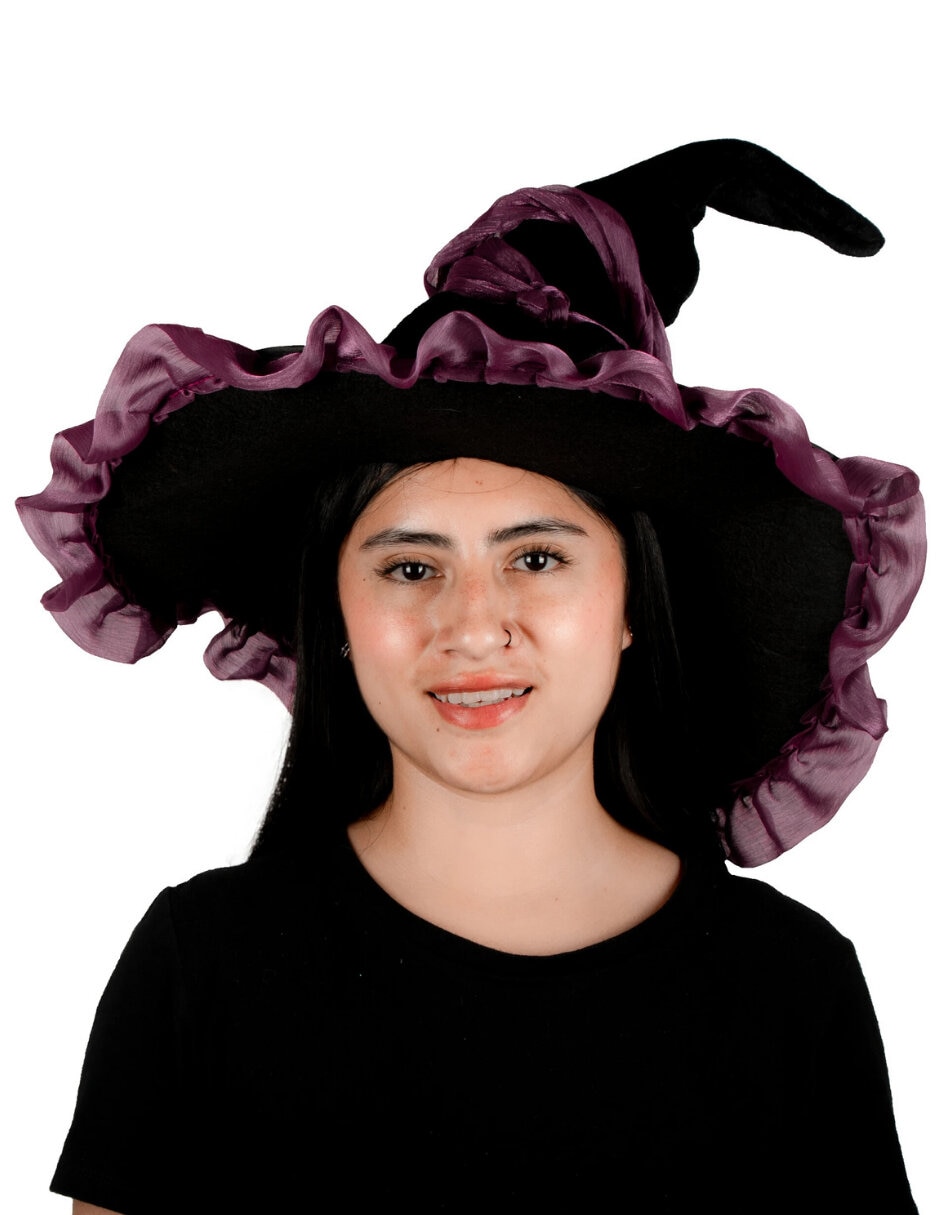 Sombrero para disfraz de bruja olanes Sombrero para disfraz de bruja olanes