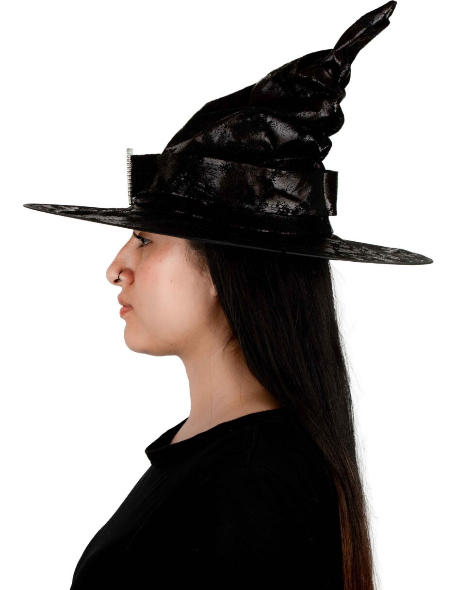 Sombrero para disfraz de bruja brilloso Ghoulish Productions