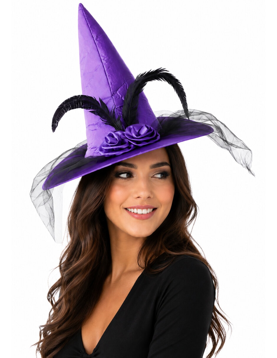 Sombrero para disfraz de bruja 2