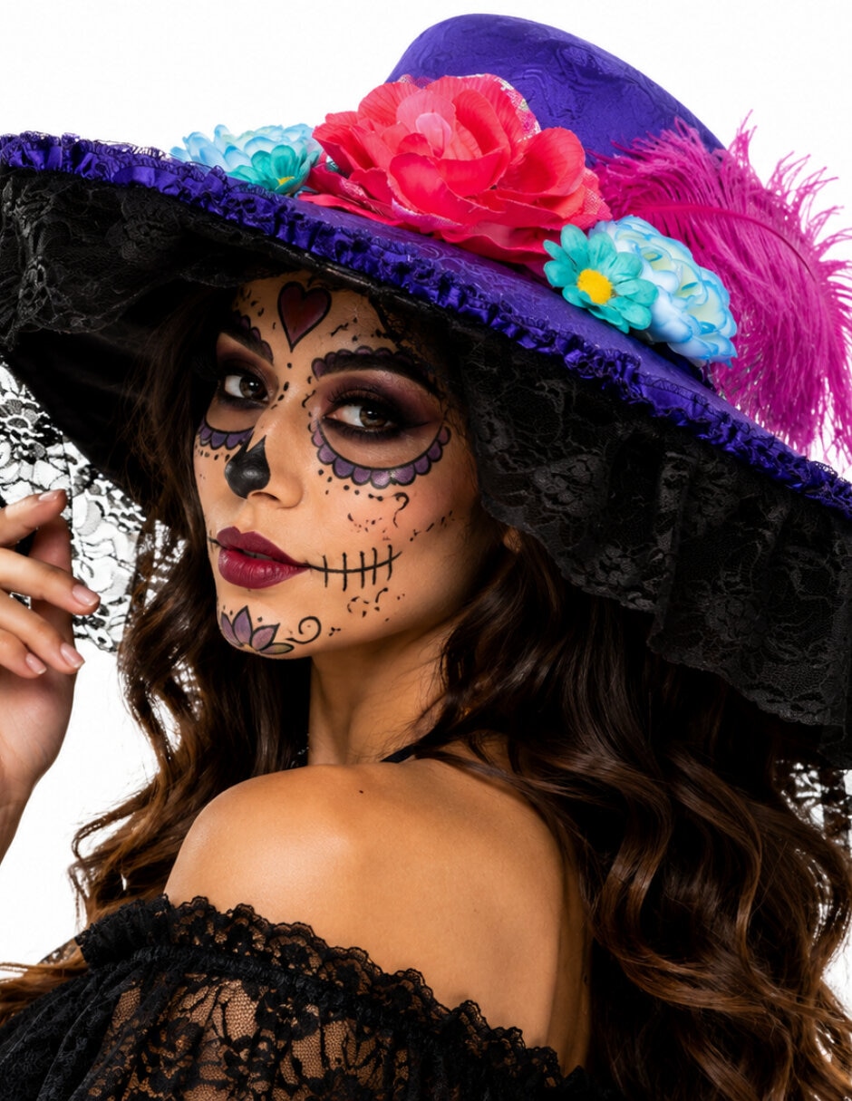 Sombrero para disfraz de deluxe catrina Sombrero para disfraz de deluxe catrina