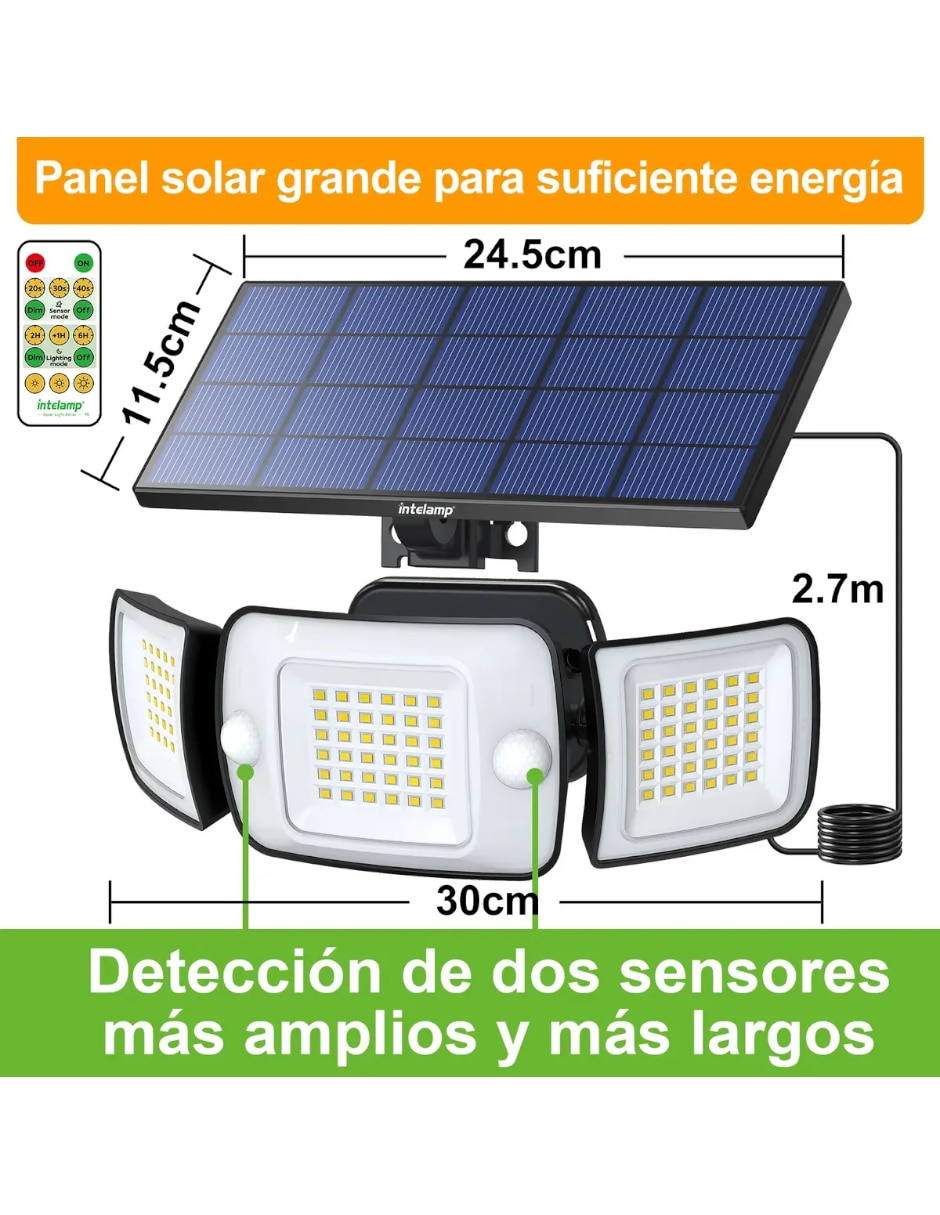 Lámpara solar led 4