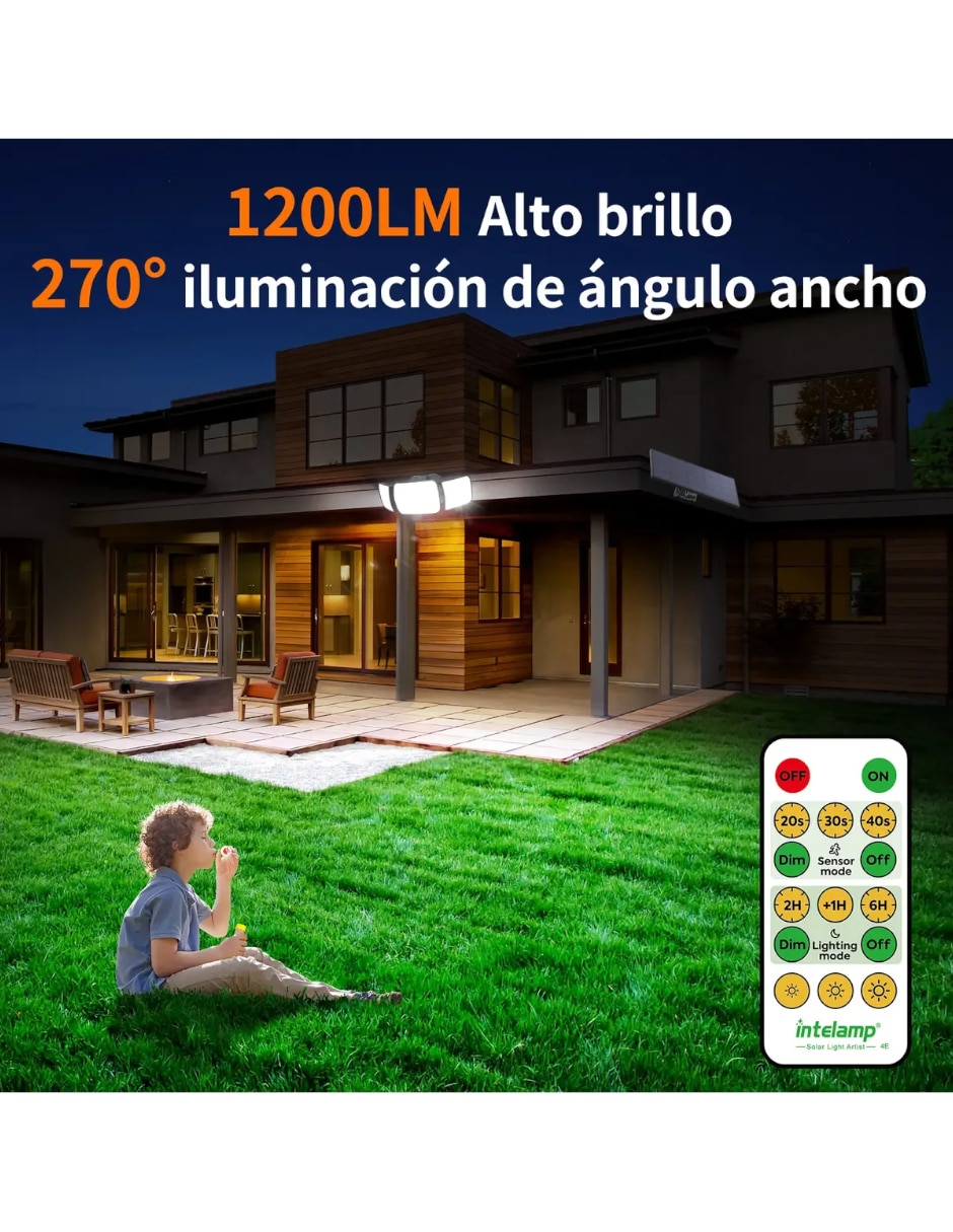 Lámpara solar led 3