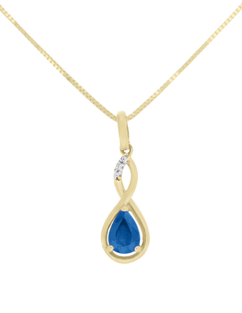 Collar con dije Cerezas de Oro 14 K