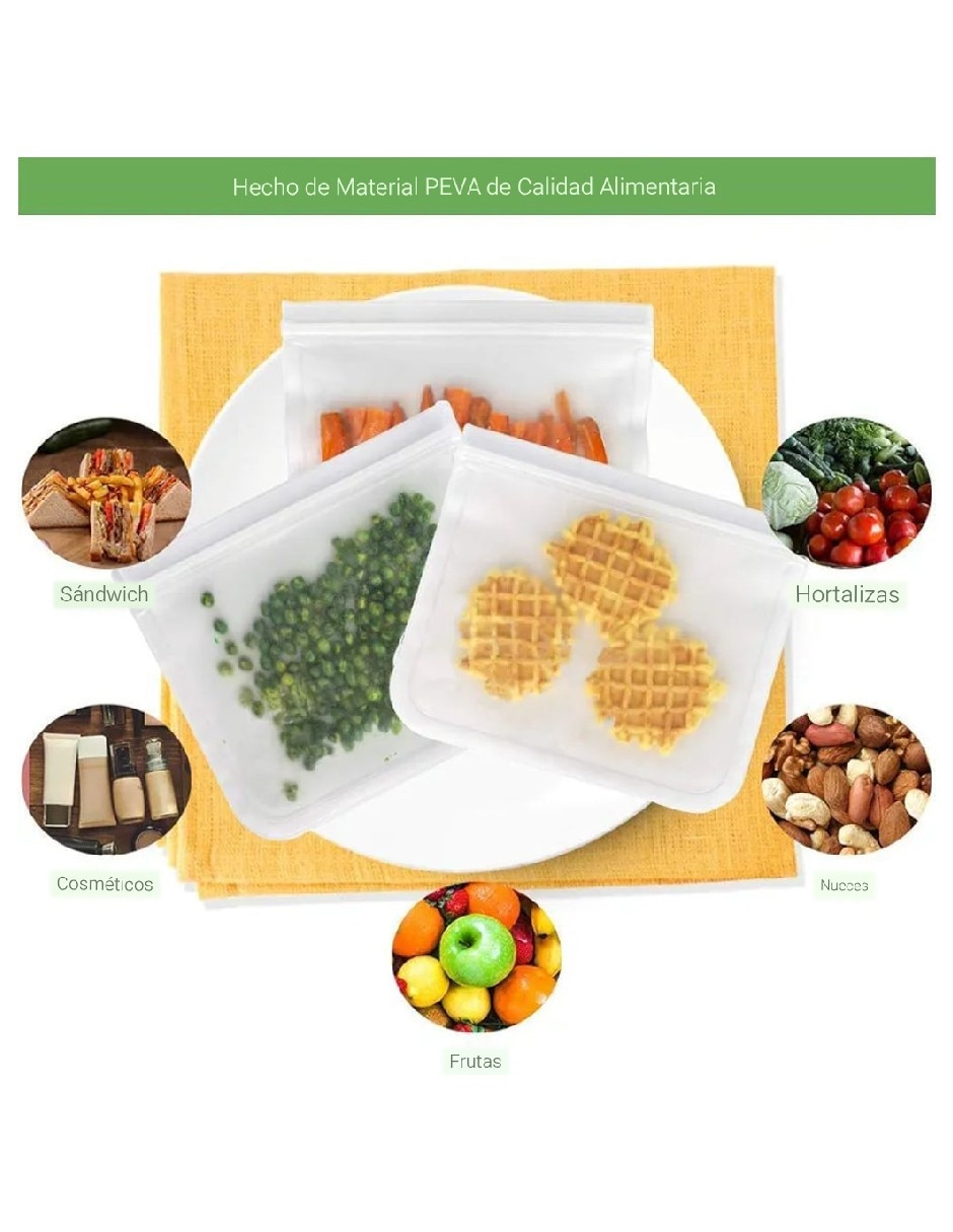 Bolsa almacenadora para snack Genérica 10 bolsas