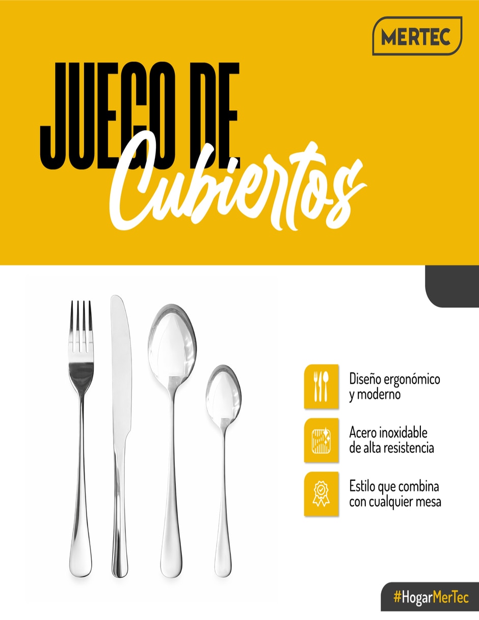 Set utensilios Mertec de silicona
