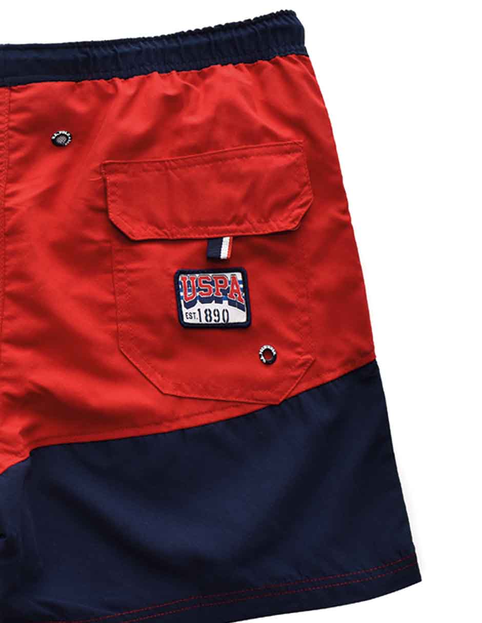 Traje de baño Us Polo Assn calzón de malla integrado para hombre