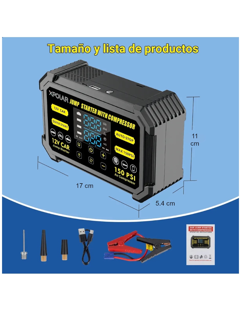 Arrancador compacto para auto Genérica arrancador compacto