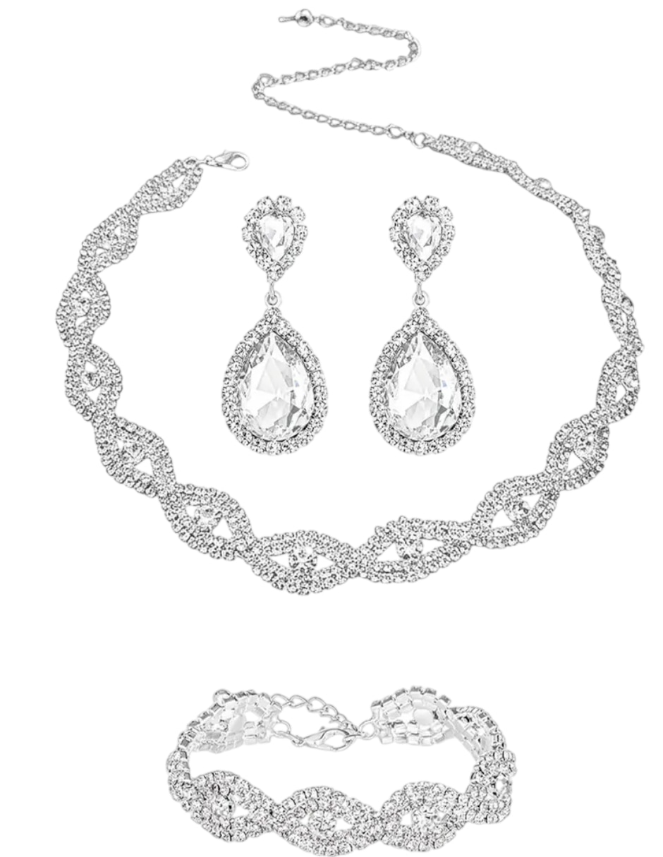 Aretes collar y pulsera Genérica imitación perla
