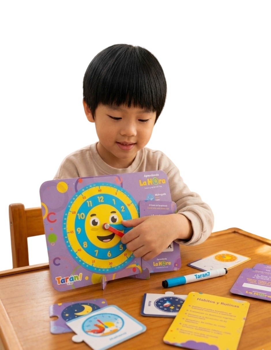 Aprendiendo la hora Genérica juego didáctico unisex
