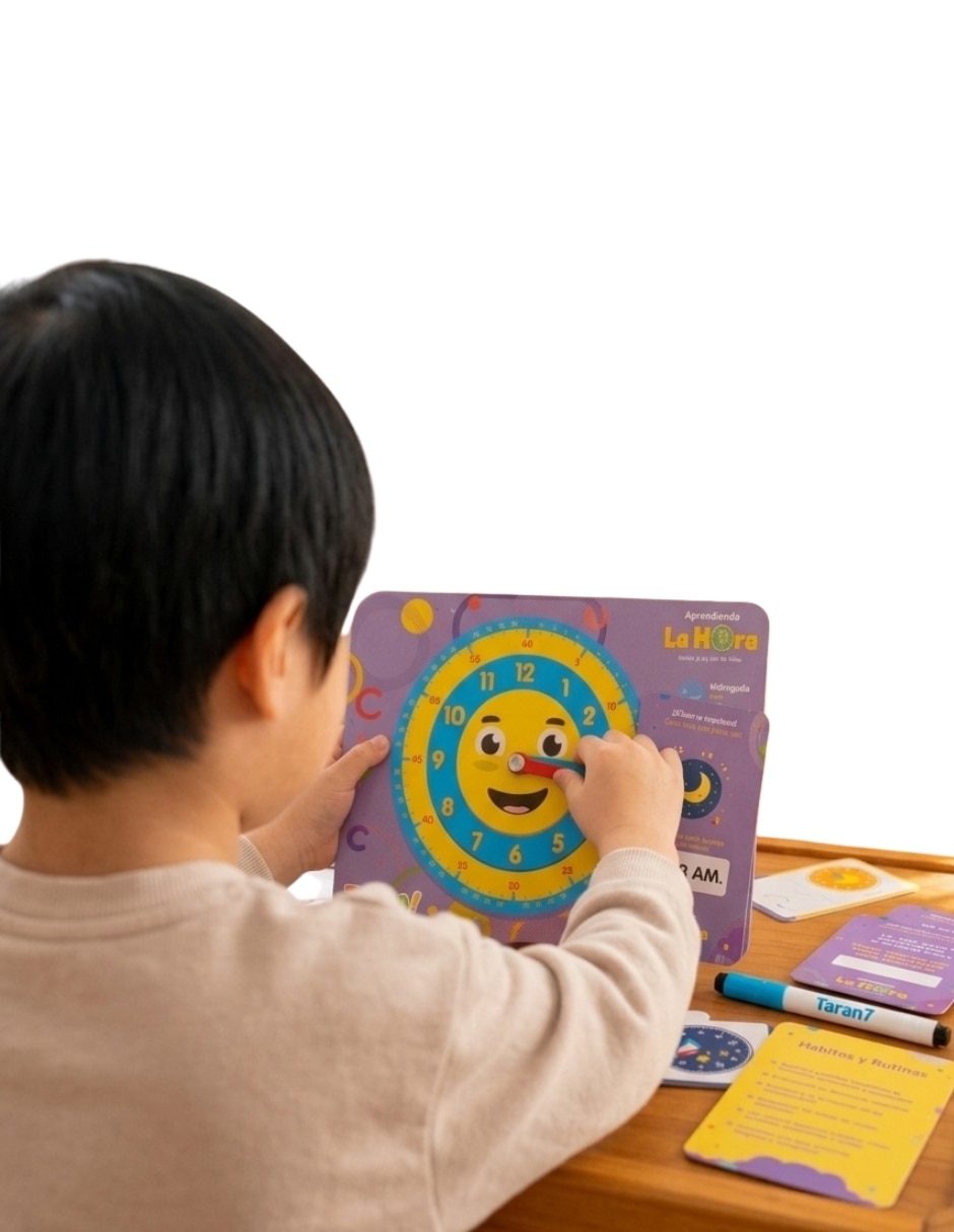 Aprendiendo la hora Genérica juego didáctico unisex