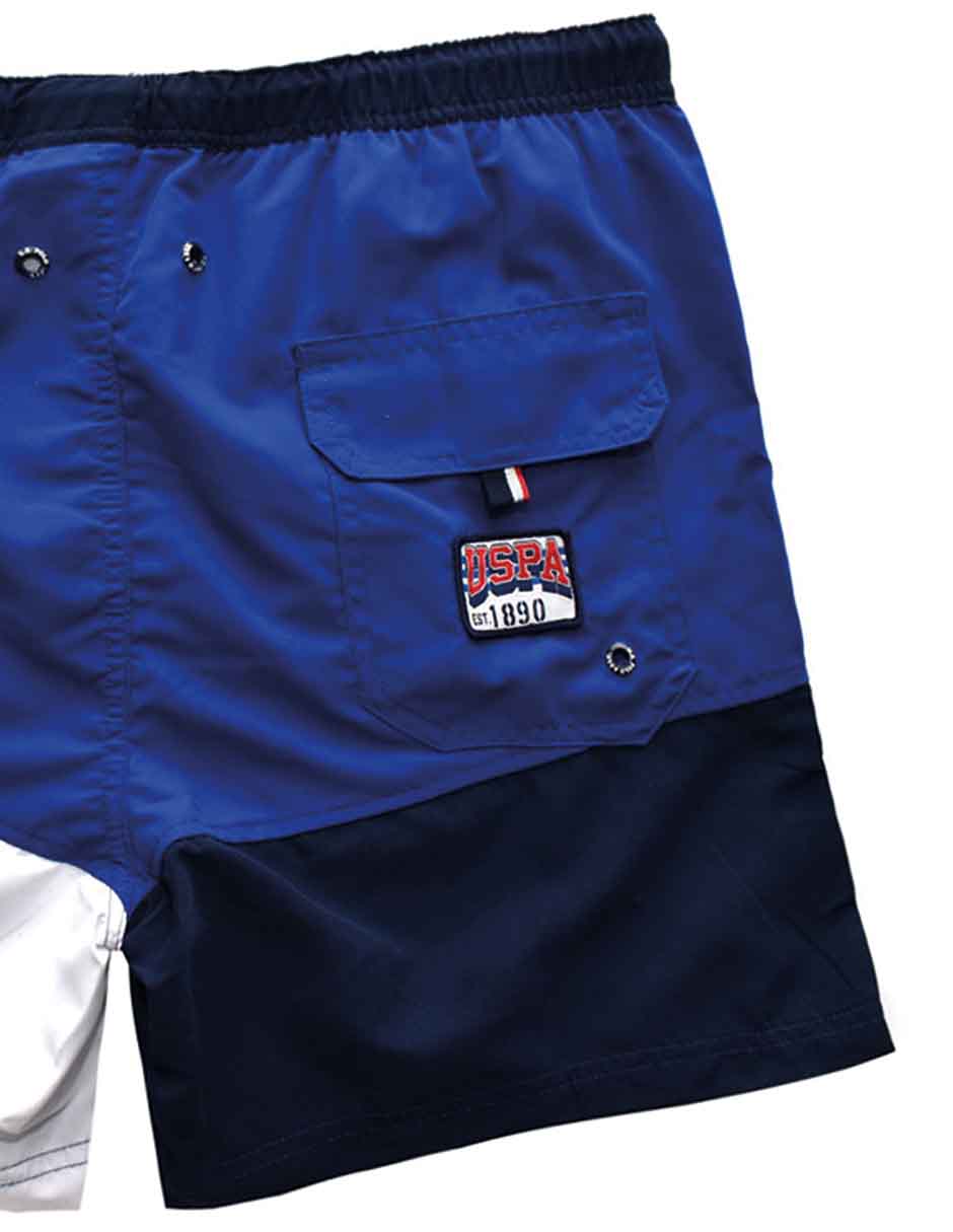 Traje de baño Us Polo Assn calzón de malla integrado para hombre 4