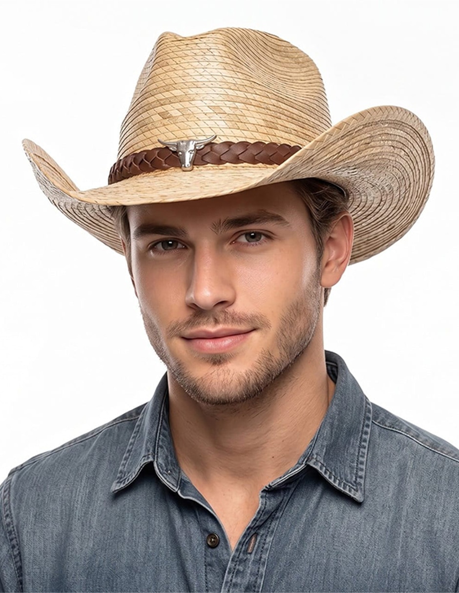 Sombrero para pesca estampado vaquera