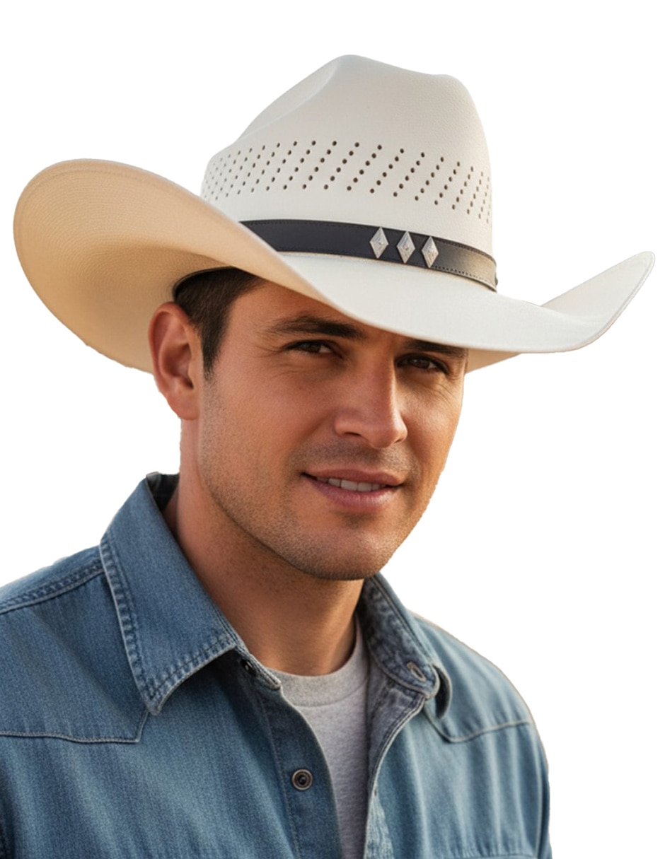 Sombrero campesino Fabellino estampado vaquera