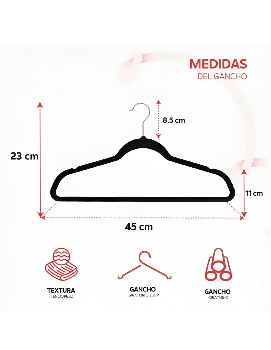Set gancho Xtellar de terciopelo 50 piezas