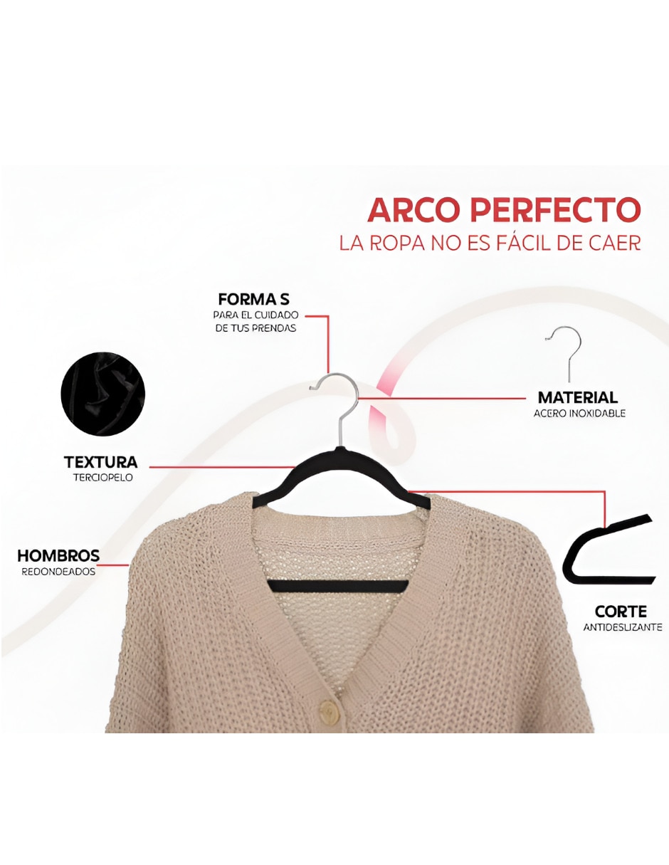 Set gancho Xtellar de terciopelo 50 piezas