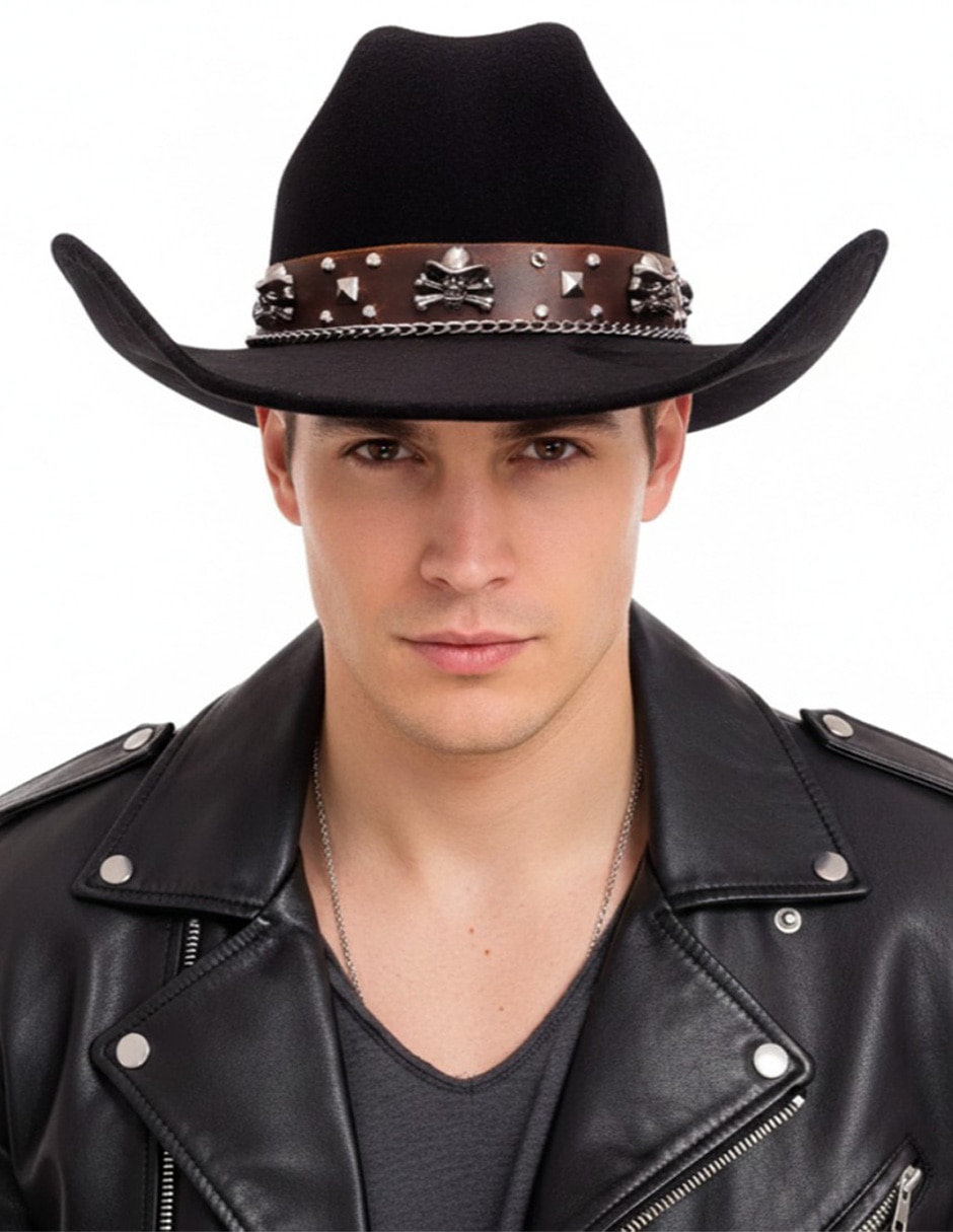 Sombrero para equitación estampado vaquera Sombrero para equitación estampado vaquera
