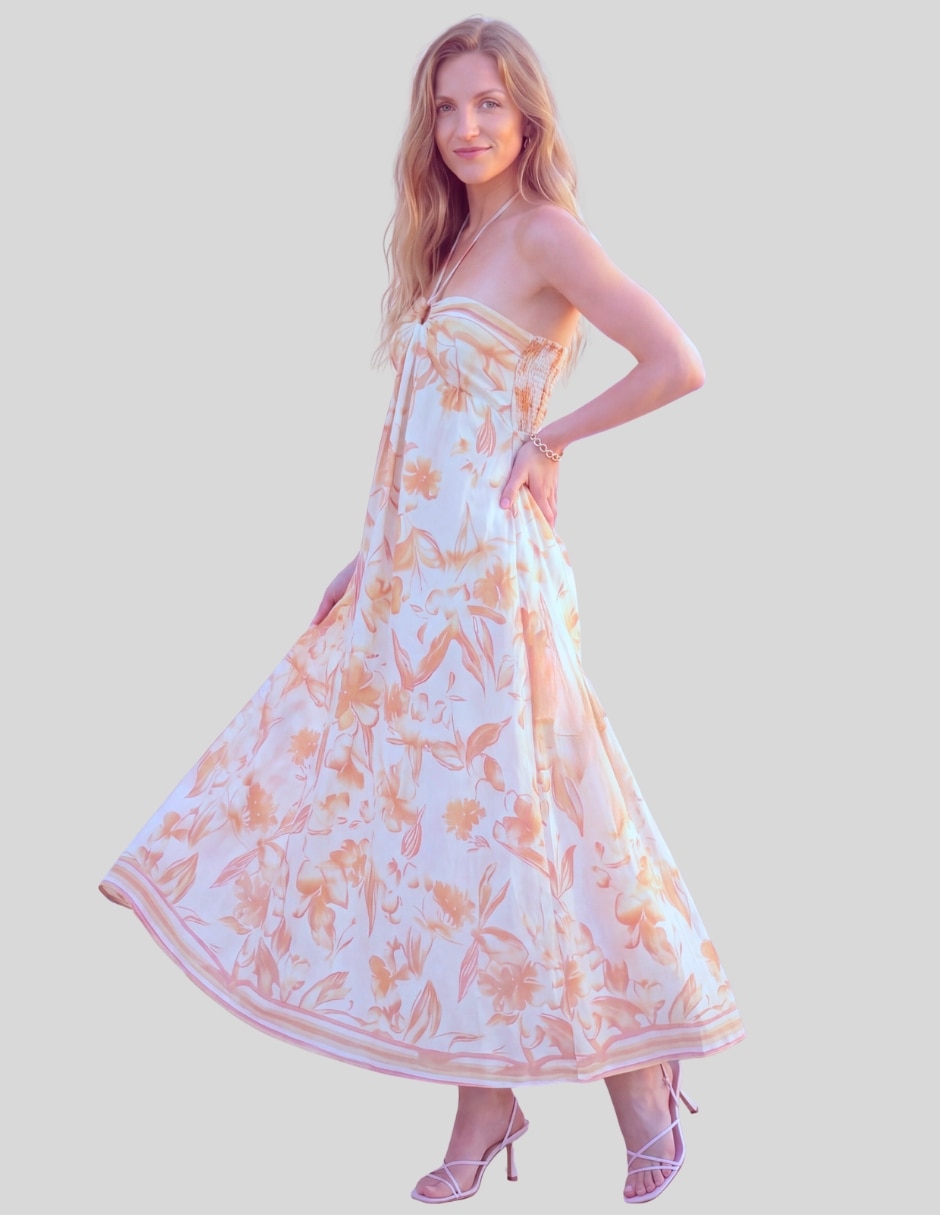 Vestido maxi casual Malabis para mujer