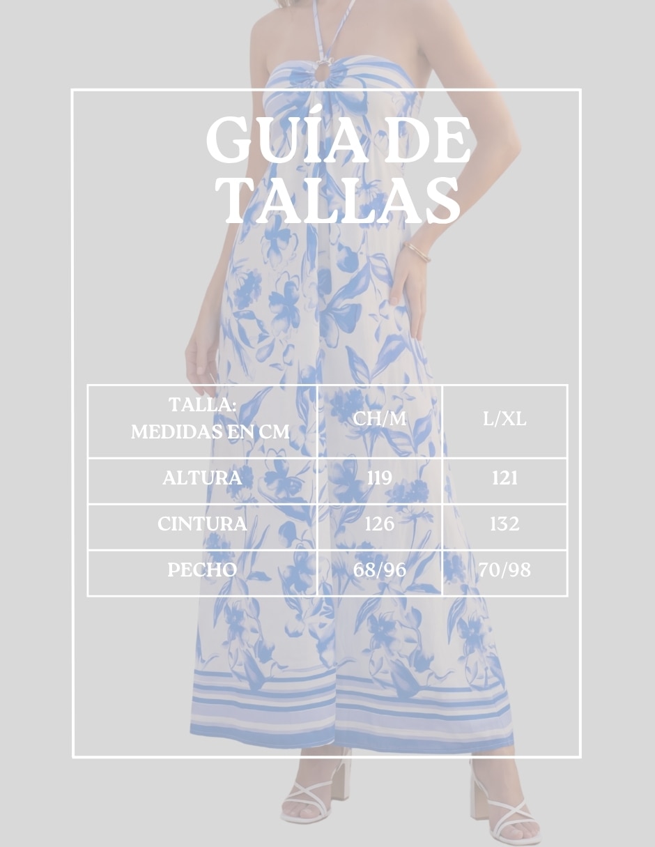 Vestido maxi casual Malabis para mujer