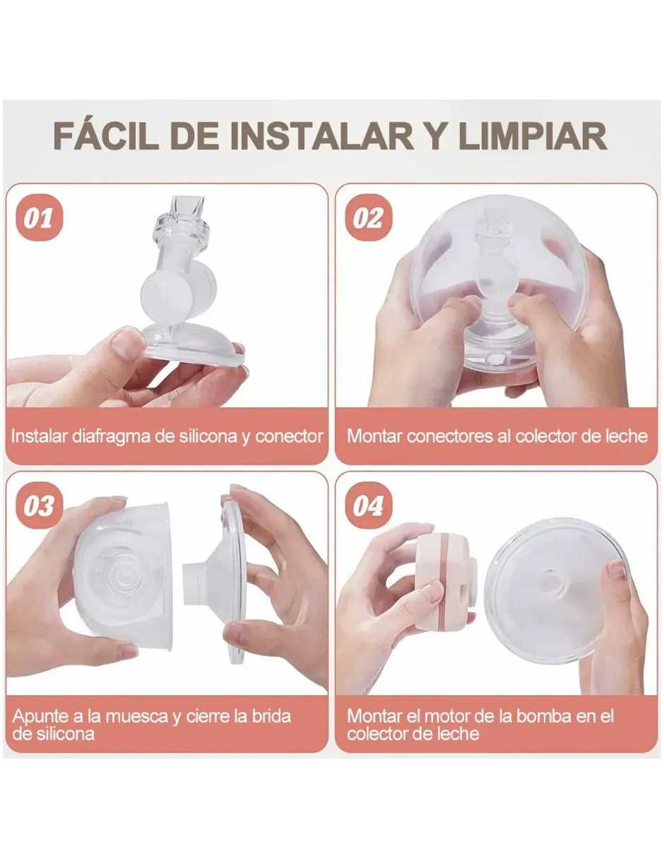 Copa para extractor de leche 3