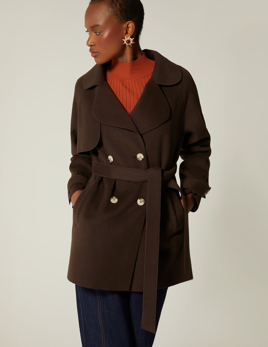 Gabardina con bolsillos Studio F para mujer