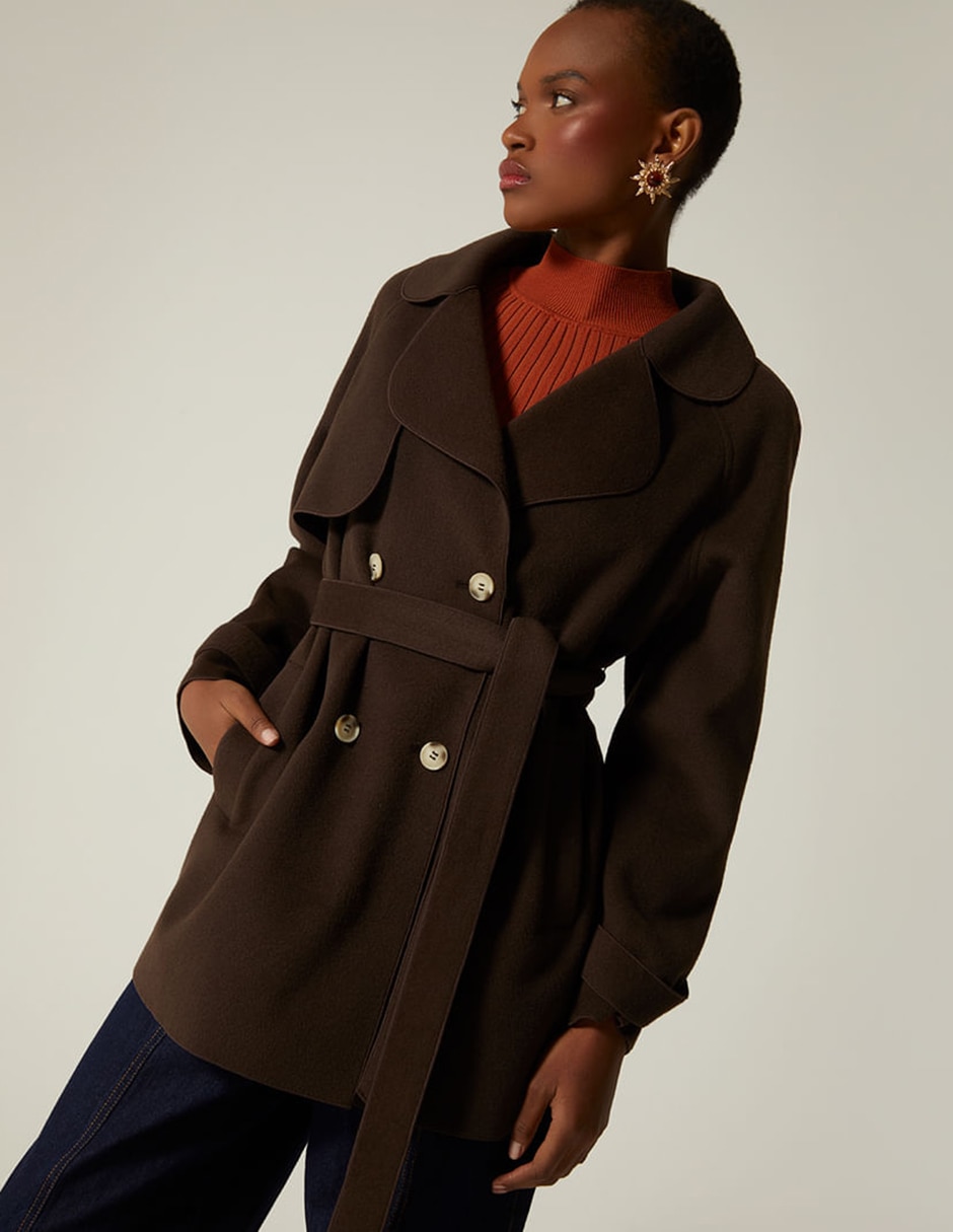 Gabardina con bolsillos Studio F para mujer