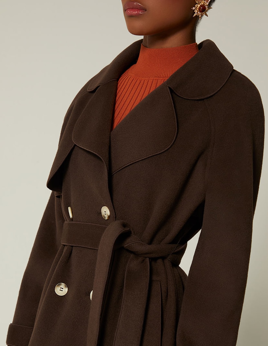 Gabardina con bolsillos Studio F para mujer