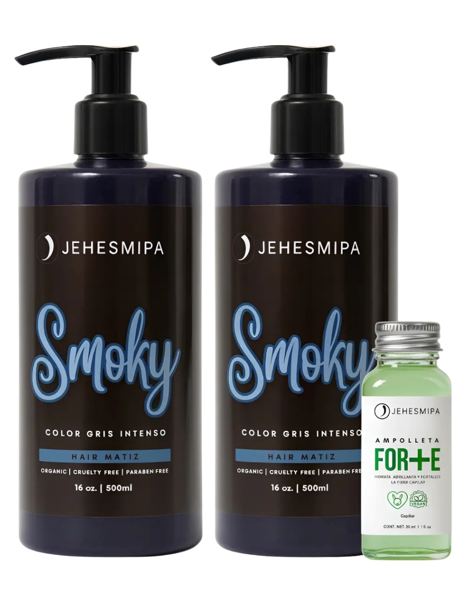 Set shampoo y matizador para cabello teñido dúo Smoky Matiz
