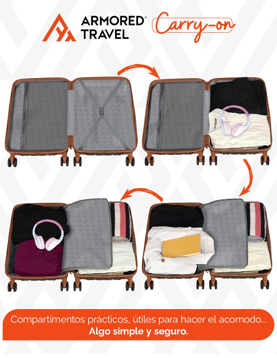 Maleta ruedas carry on Armored Travel