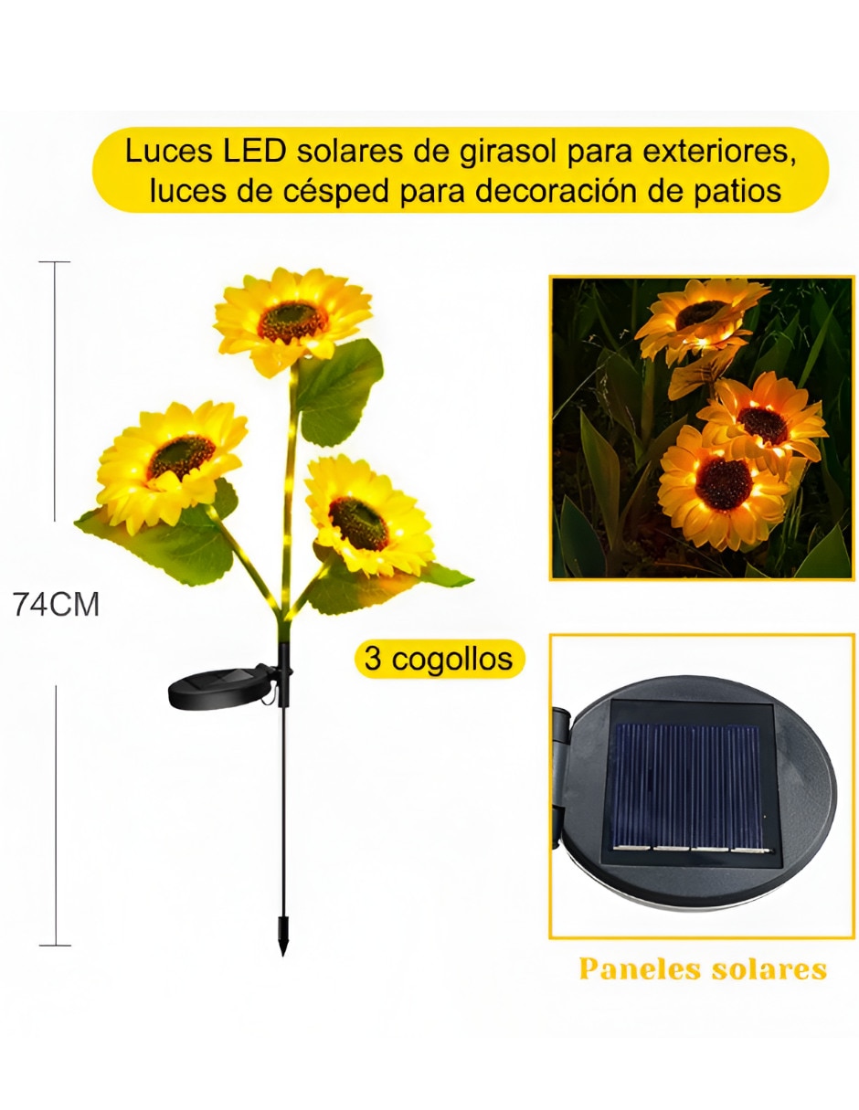 Lámpara solar led 4