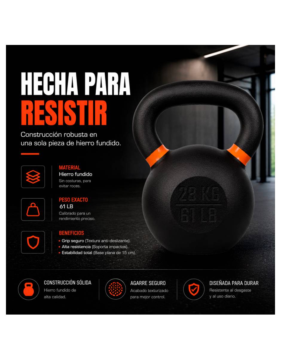 Pesa rusa 28 kg 6