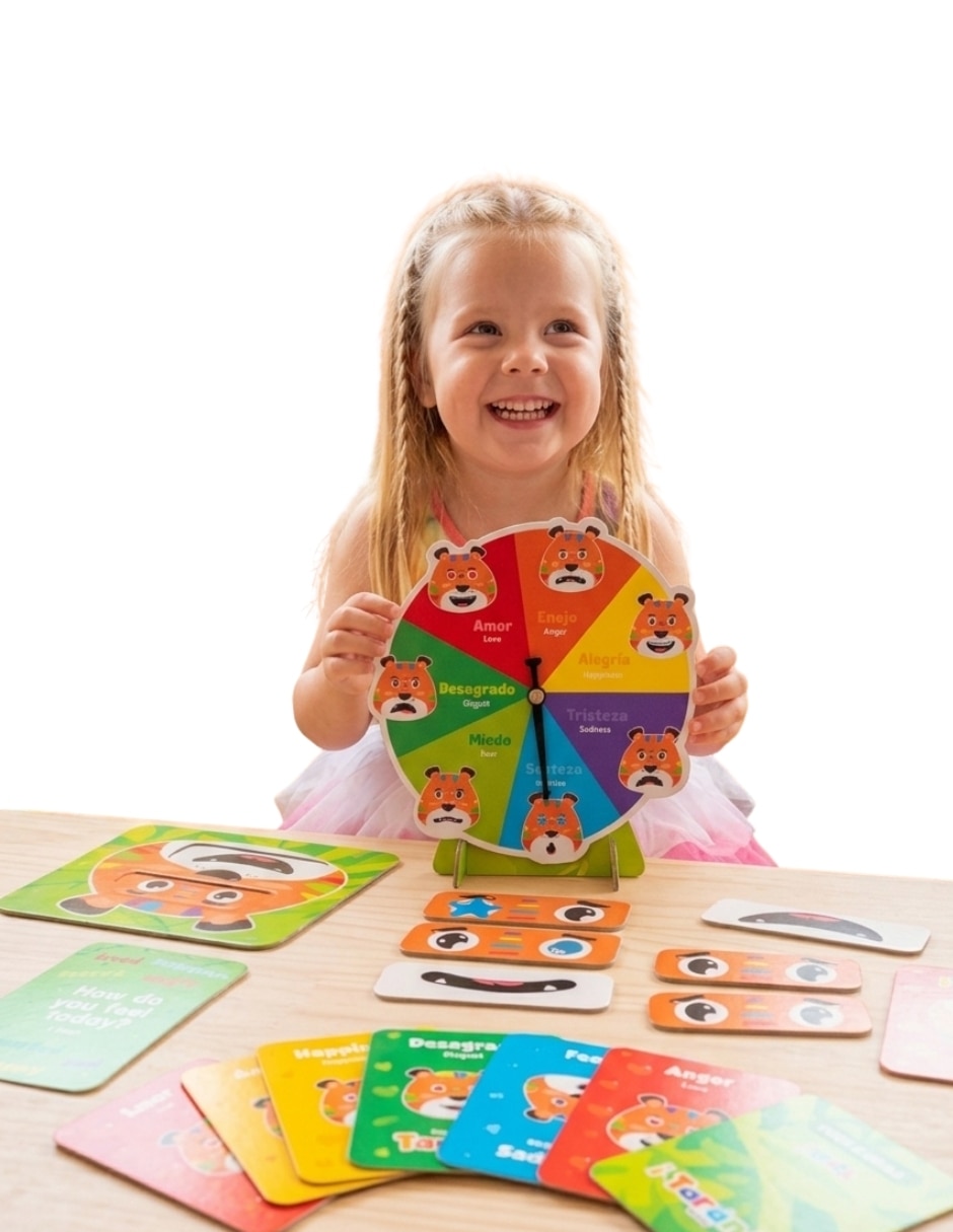 Juego de Taran Go Play emociones y sentimientos juego didáctico unisex