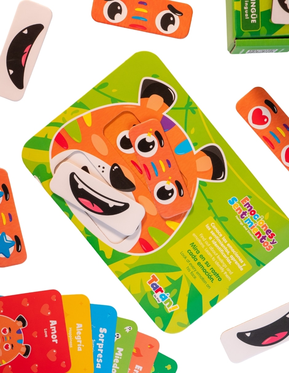 Juego de Taran Go Play Genérica emociones y sentimientos juego didáctico unisex