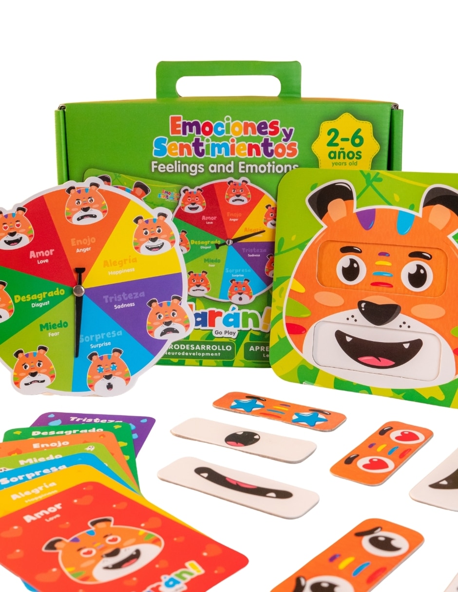Juego de Taran Go Play Genérica emociones y sentimientos juego didáctico unisex