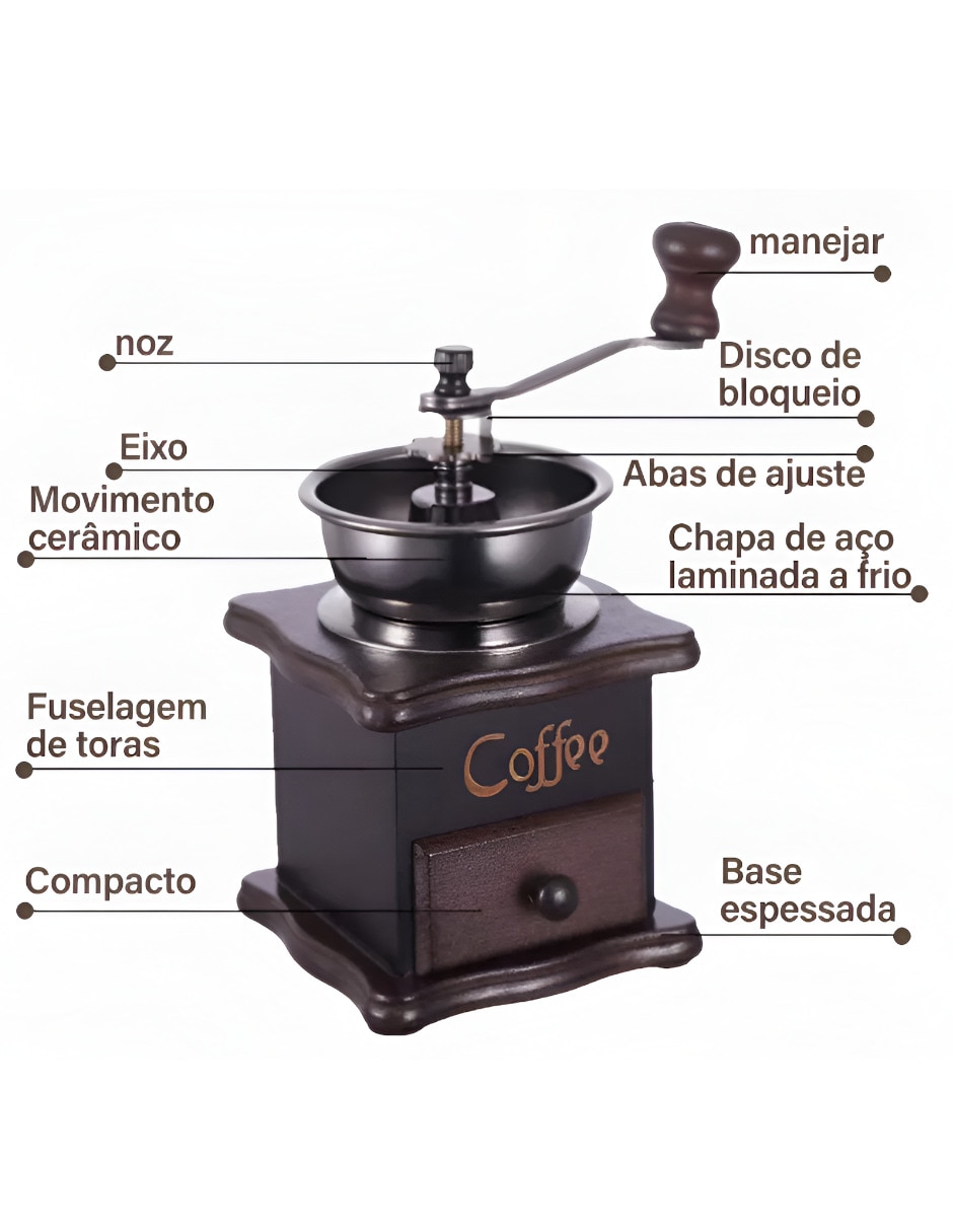 Molino café de cerámica 2